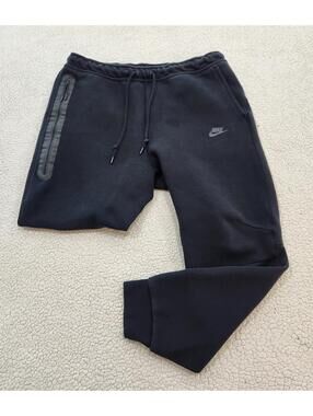 Nike Pants Mens XL Black Tech Fleece Joggers Sweatpants Zip Pocket FB8002-010